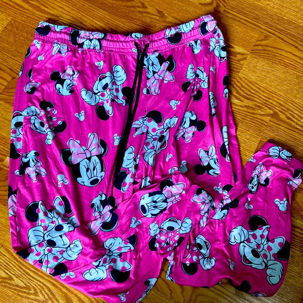 Disney Medium minnie Mouse pajama pants Pink